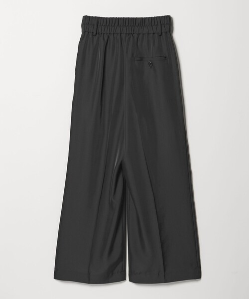 EMMEL REFINES(エメルリファインズ)の「<EMMEL REFINES>EM LT/ツイル 2タック トロミパンツ(スラックス・レディース・ブラック/ライム・S/M)」の12枚目の写真