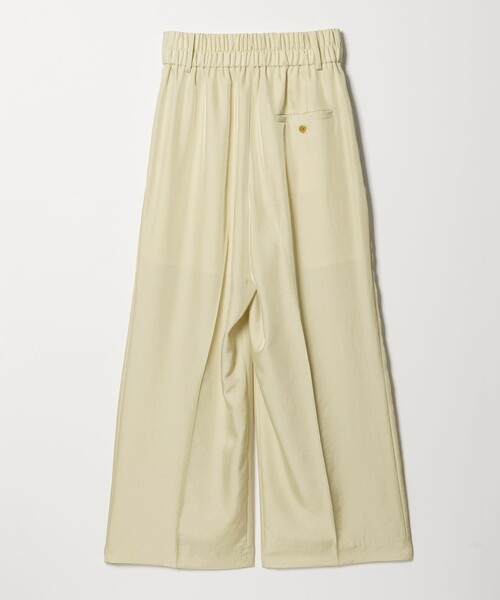 EMMEL REFINES(エメルリファインズ)の「<EMMEL REFINES>EM LT/ツイル 2タック トロミパンツ(スラックス・レディース・ブラック/ライム・S/M)」の20枚目の写真