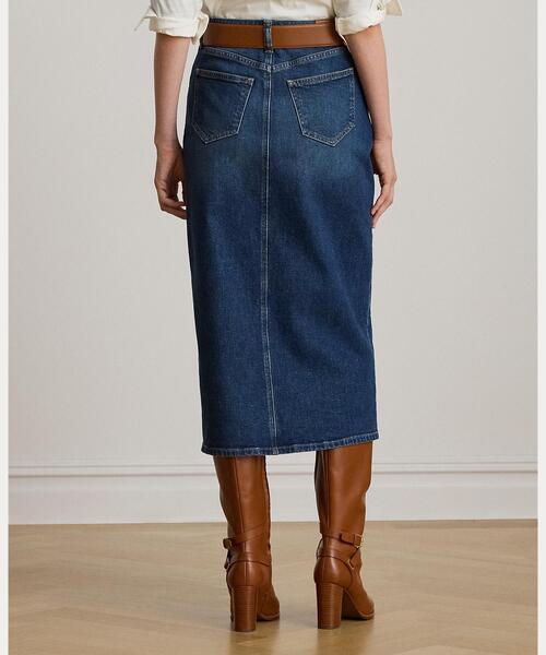 セール】デニム ミディ スカート（デニムスカート）｜LAUREN RALPH