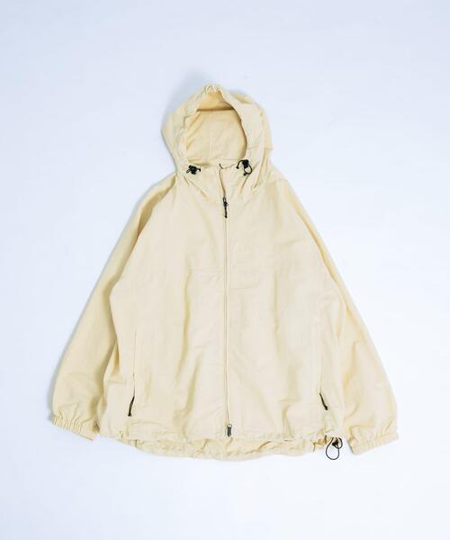 EKAL（エカル）の「『UR TECH』ナイロンタッサーフーディー（ナイロンジャケット・メンズ・ネイビー/イエロー/ライトブルー/グレー・LARGE/MEDIUM）」の4枚目の写真