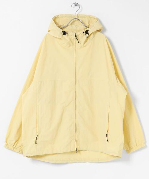 EKAL（エカル）の「『UR TECH』ナイロンタッサーフーディー（ナイロンジャケット・メンズ・ネイビー/イエロー/ライトブルー/グレー・LARGE/MEDIUM）」の15枚目の写真