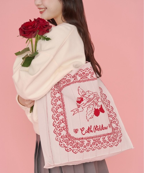 Cath Kidston（キャスキッドソン）の「【Cath Kidston×KNT365】Mam（トートバッグ・レディース・ピンク/ネイビー/レッド・FREE）」の3枚目の写真