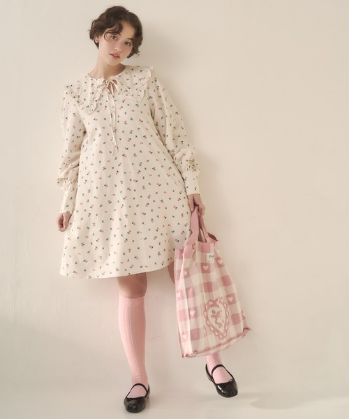 Cath Kidston（キャスキッドソン）の「【Cath Kidston×KNT365】Mam（トートバッグ・レディース・ピンク/ネイビー/レッド・FREE）」の8枚目の写真