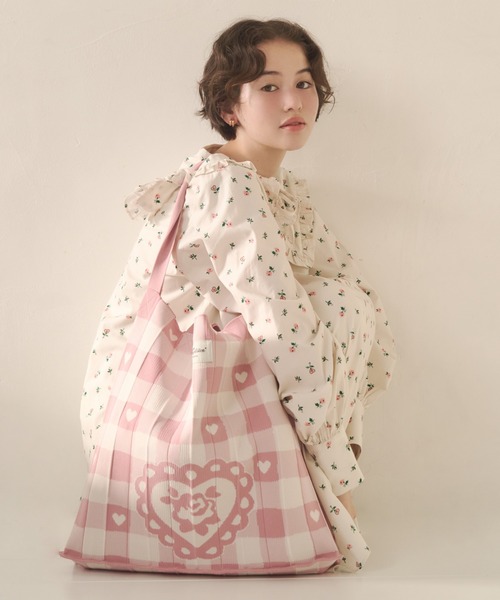 Cath Kidston（キャスキッドソン）の「【Cath Kidston×KNT365】Mam（トートバッグ・レディース・ピンク/ネイビー/レッド・FREE）」の5枚目の写真