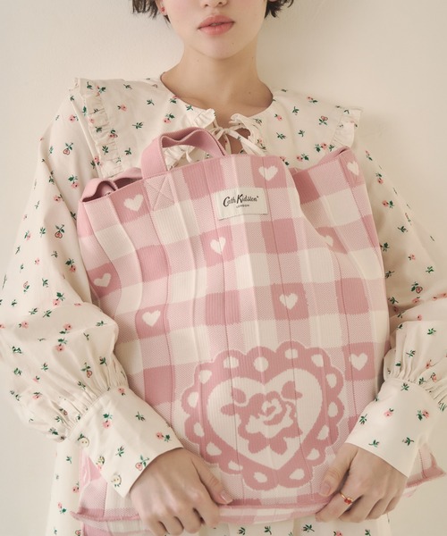 Cath Kidston（キャスキッドソン）の「【Cath Kidston×KNT365】Mam（トートバッグ・レディース・ピンク/ネイビー/レッド・FREE）」の4枚目の写真