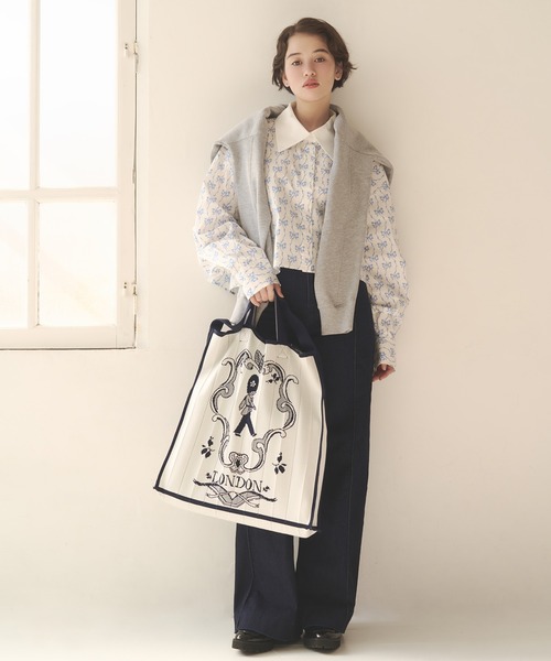 Cath Kidston（キャスキッドソン）の「【Cath Kidston×KNT365】Mam（トートバッグ・レディース・ピンク/ネイビー/レッド・FREE）」の14枚目の写真