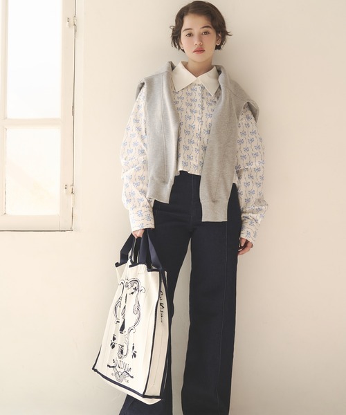 Cath Kidston（キャスキッドソン）の「【Cath Kidston×KNT365】Mam（トートバッグ・レディース・ピンク/ネイビー/レッド・FREE）」の15枚目の写真