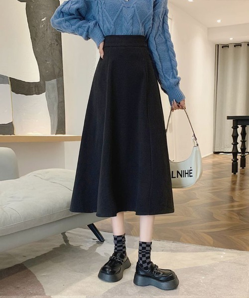 Flugge（フラッジー）の「フレアスカート（スカート・レディース・ブラック/ブラウン・LARGE/MEDIUM）」の2枚目の写真