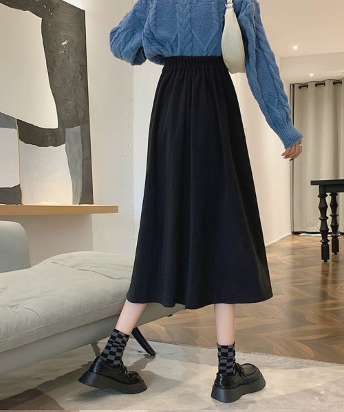 Flugge（フラッジー）の「フレアスカート（スカート・レディース・ブラック/ブラウン・LARGE/MEDIUM）」の8枚目の写真