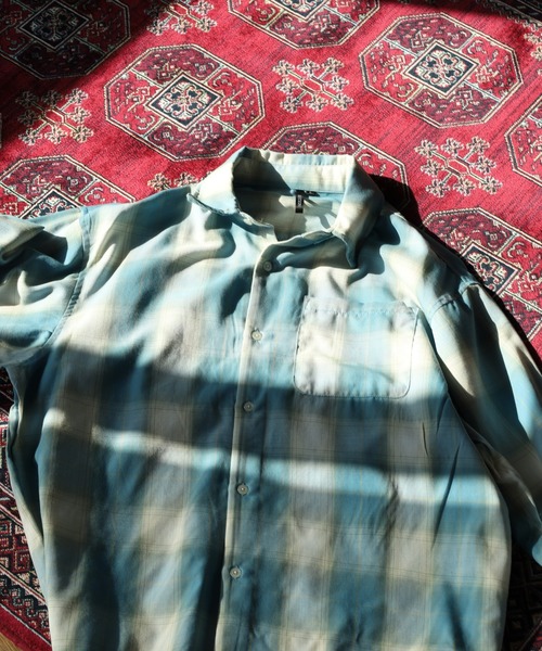 SUGGESTION（サジェッション）の「SUGGESTION 先染め RG長袖シャツ（シャツ/ブラウス・メンズ・ブラック系/ホワイト/チャコールグレー/ブルー/ブラック/アイボリー・M/L/LL）」の6枚目の写真