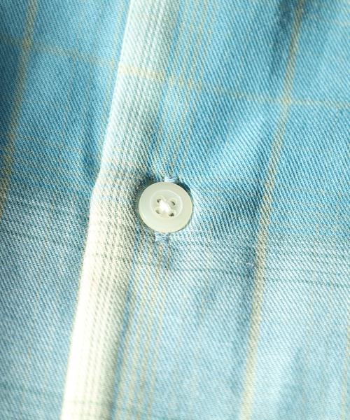 SUGGESTION（サジェッション）の「SUGGESTION 先染め RG長袖シャツ（シャツ/ブラウス・メンズ・ブラック系/ホワイト/チャコールグレー/ブルー/ブラック/アイボリー・M/L/LL）」の22枚目の写真