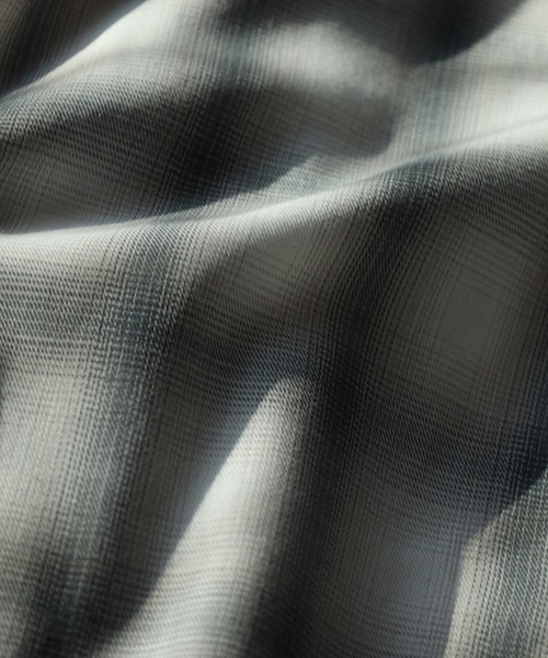 SUGGESTION（サジェッション）の「SUGGESTION 先染め RG長袖シャツ（シャツ/ブラウス・メンズ・ブラック系/ホワイト/チャコールグレー/ブルー/ブラック/アイボリー・M/L/LL）」の8枚目の写真