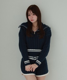line oliva knit set up/ラインオリーヴァニットセットアップ