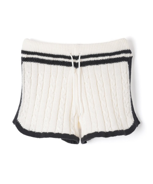 M DOLLY(エムドリー)の「line oliva knit set up/ラインオリーヴァニットセットアップ(セットアップ・レディース・ネイビー/アイボリー・FREE)」の14枚目の写真
