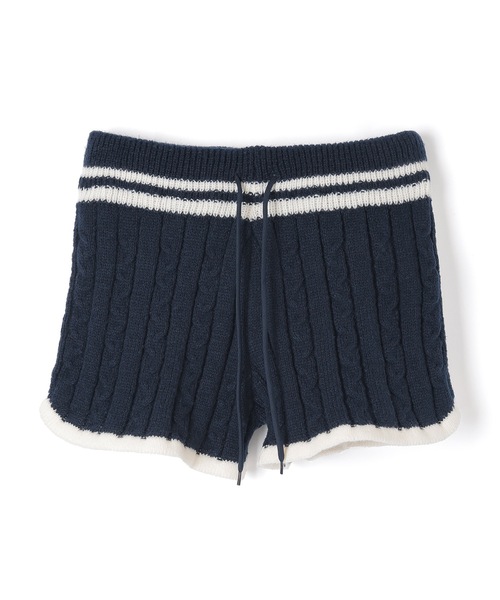 M DOLLY(エムドリー)の「line oliva knit set up/ラインオリーヴァニットセットアップ(セットアップ・レディース・ネイビー/アイボリー・FREE)」の17枚目の写真