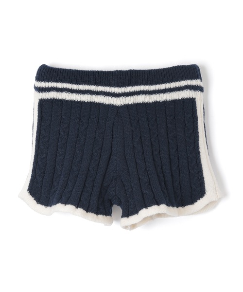 M DOLLY(エムドリー)の「line oliva knit set up/ラインオリーヴァニットセットアップ(セットアップ・レディース・ネイビー/アイボリー・FREE)」の18枚目の写真