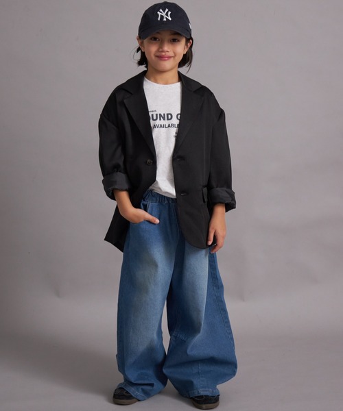 PAIRMANON STREET（ペアマノンストリート）の「【オケージョン対応】テーラードジャケット セットアップ【PAIRMANON STREET】（スーツセット・キッズ・グレー/ブラック・100/110/120/130/140/150/160）」の9枚目の写真