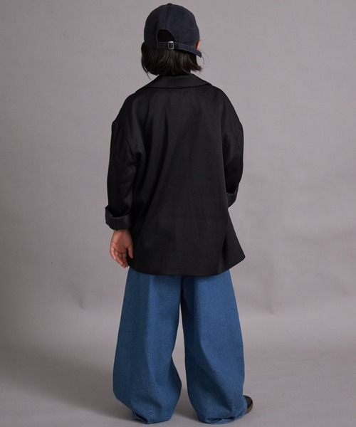 PAIRMANON STREET（ペアマノンストリート）の「【オケージョン対応】テーラードジャケット セットアップ【PAIRMANON STREET】（スーツセット・キッズ・グレー/ブラック・100/110/120/130/140/150/160）」の10枚目の写真