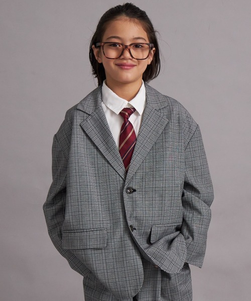 PAIRMANON STREET（ペアマノンストリート）の「【オケージョン対応】テーラードジャケット セットアップ【PAIRMANON STREET】（スーツセット・キッズ・グレー/ブラック・100/110/120/130/140/150/160）」の16枚目の写真