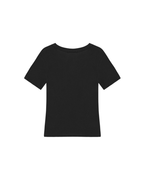SALAD BAGUNI(サラダバグニ)の「Soft u-neck signature tee - black(Tシャツ/カットソー・レディース・その他・FREE)」の2枚目の写真