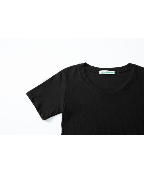 SALAD BAGUNI(サラダバグニ)の「Soft u-neck signature tee - black(Tシャツ/カットソー・レディース・その他・FREE)」の4枚目の写真