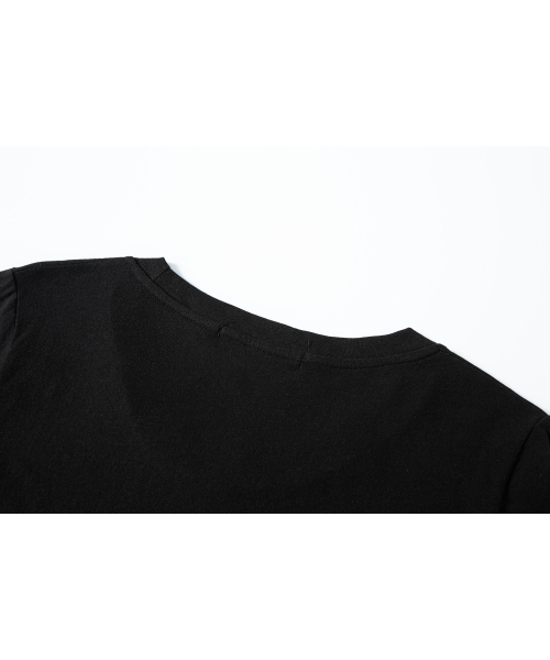 SALAD BAGUNI(サラダバグニ)の「Soft u-neck signature tee - black(Tシャツ/カットソー・レディース・その他・FREE)」の6枚目の写真
