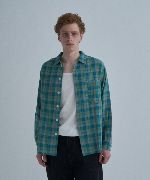 今季タグ付き♡マドラスチェックブラウス Madras Check Shirts / マドラスチェックシャツ（シャツ/ブラウス