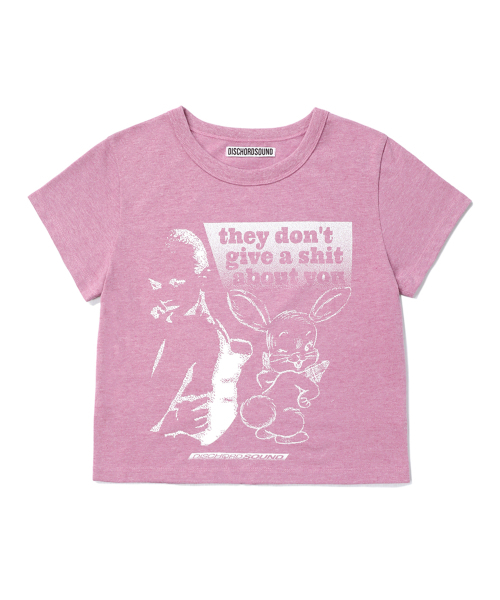DISCHORDSOUND（ディスコードサウンド）の「ラビットショートスリーブT [ピンク]（Tシャツ/カットソー・レディース・その他・ONE SIZE）」の3枚目の写真
