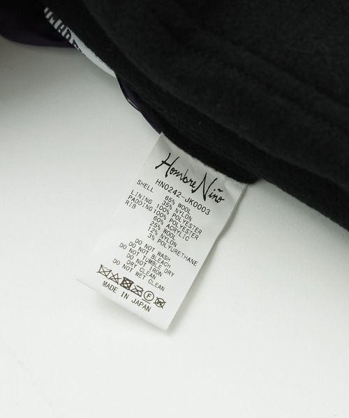 Hombre Nino（オンブレニーニョ）の「Hombre Nino REVERSIBLE BOMBER JACKET HN0242-JK0003（その他アウター・メンズ・ブラック・M）」の11枚目の写真