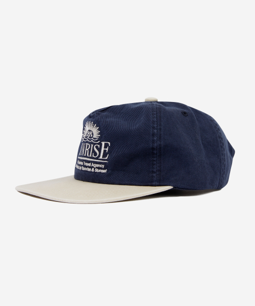 HELLO SUNRISE（ハローサンライズ）の「Washed Horizon Relaxed Fit 5P Cap_Navy & Cream（キャップ・レディース・ネイビー・OS）」の2枚目の写真