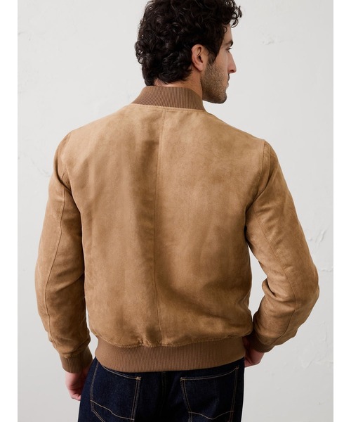 BANANA REPUBLIC FACTORY STORE ヴィーガン スエード ボンバー