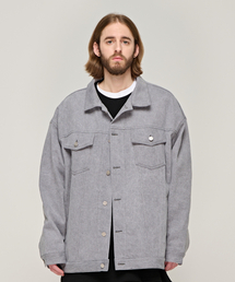 CARGOBROS（カーゴブロス）の「CB ピグメントバイオトラッカージャケット (グレー)（デニムジャケット）」