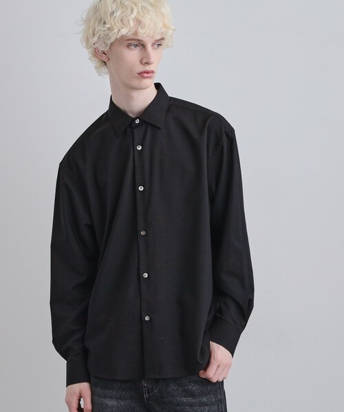 tk.TAKEO KIKUCHI（ティーケータケオキクチ）の「TRレギュラーカラーシャツ（ビジネスシャツ・メンズ・ブラック/ブルー/ホワイト・02/03/01）」の2枚目の写真