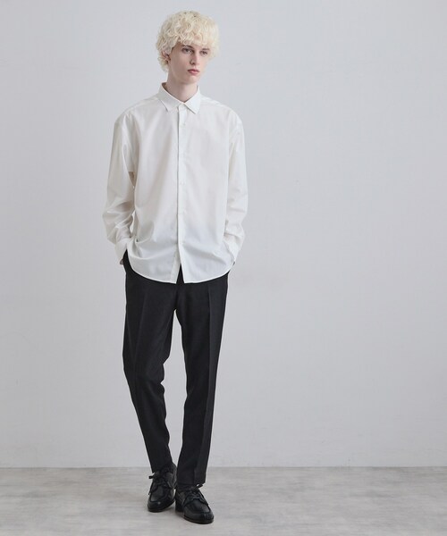 tk.TAKEO KIKUCHI（ティーケータケオキクチ）の「TRレギュラーカラーシャツ（ビジネスシャツ・メンズ・ブラック/ブルー/ホワイト・02/03/01）」の6枚目の写真