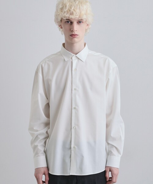 tk.TAKEO KIKUCHI（ティーケータケオキクチ）の「TRレギュラーカラーシャツ（ビジネスシャツ・メンズ・ブラック/ブルー/ホワイト・02/03/01）」の17枚目の写真