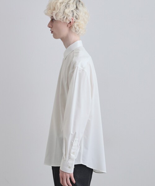 tk.TAKEO KIKUCHI（ティーケータケオキクチ）の「TRレギュラーカラーシャツ（ビジネスシャツ・メンズ・ブラック/ブルー/ホワイト・02/03/01）」の18枚目の写真