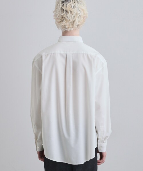 tk.TAKEO KIKUCHI（ティーケータケオキクチ）の「TRレギュラーカラーシャツ（ビジネスシャツ・メンズ・ブラック/ブルー/ホワイト・02/03/01）」の19枚目の写真