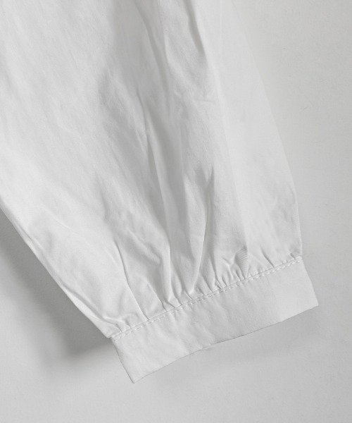 ONEP STAR(ワンピスター)の「スタンドカラー×ロングシャツ(シャツ/ブラウス・レディース・ホワイト・MEDIUM/X-LARGE/LARGE)」の15枚目の写真