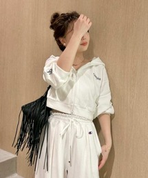 FRAY I.D | 【FRAY I.D｜Champion】リバースウィーブショートフーディ(スウェット)