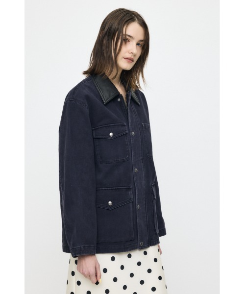 MOUSSY（マウジー）の「【26年SS新作】COTTON CHORE ジャケット（その他アウター・レディース・ライトブラック/グリーン系その他2/ベージュ・FREE）」の11枚目の写真