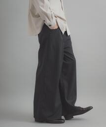 SENSE OF PLACE by URBAN RESEARCH | ラウンドポケットワンタックワイドスラックス(スラックス)