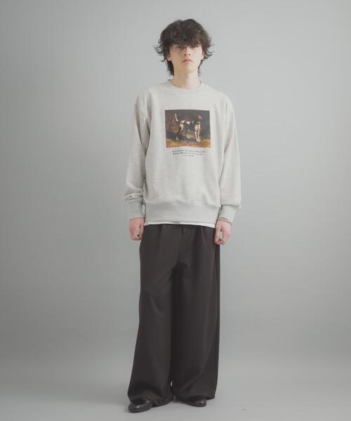 SENSE OF PLACE by URBAN RESEARCH（センスオブプレイスバイアーバンリサーチ）の「ラウンドポケットワンタックワイドスラックス（その他パンツ・メンズ・ブラウン/ネイビー・LARGE/MEDIUM）」の8枚目の写真