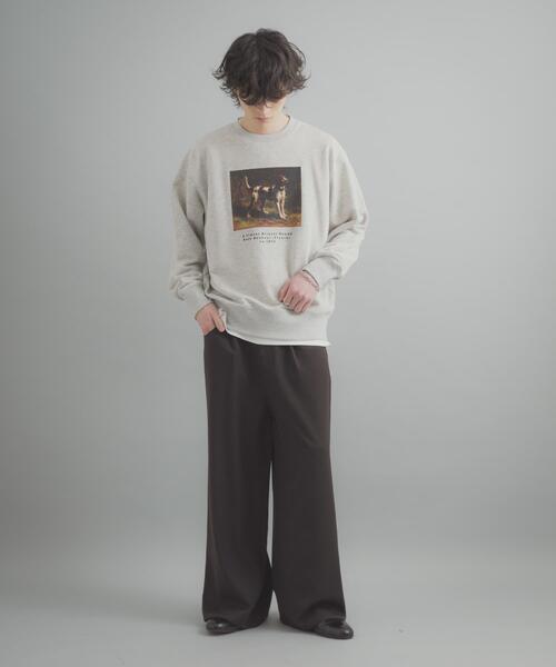 SENSE OF PLACE by URBAN RESEARCH（センスオブプレイスバイアーバンリサーチ）の「ラウンドポケットワンタックワイドスラックス（その他パンツ・メンズ・ブラウン/ネイビー・LARGE/MEDIUM）」の9枚目の写真