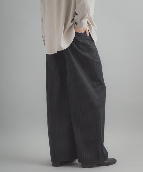 SENSE OF PLACE by URBAN RESEARCH（センスオブプレイスバイアーバンリサーチ）の「ラウンドポケットワンタックワイドスラックス（その他パンツ・メンズ・ブラウン/ネイビー・LARGE/MEDIUM）」の20枚目の写真