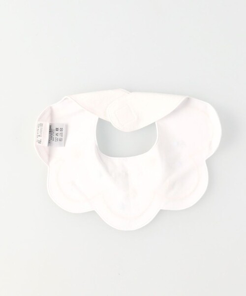 BRANSHES（ブランシェス）の「スカラップスタイ（スタイ/よだれかけ・キッズ・アイボリー/ピンク・FREE）」の4枚目の写真