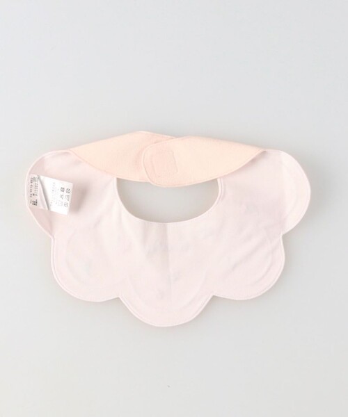 BRANSHES（ブランシェス）の「スカラップスタイ（スタイ/よだれかけ・キッズ・アイボリー/ピンク・FREE）」の10枚目の写真