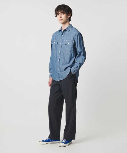 UNITED ARROWS(ユナイテッドアローズ)の「ウールトロピカル ファティーグ パンツ(その他パンツ・メンズ・グレー系/ネイビー・L/S/XL/M)」の10枚目の写真