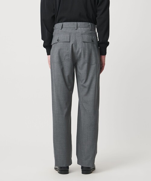 UNITED ARROWS(ユナイテッドアローズ)の「ウールトロピカル ファティーグ パンツ(その他パンツ・メンズ・グレー系/ネイビー・L/S/XL/M)」の13枚目の写真