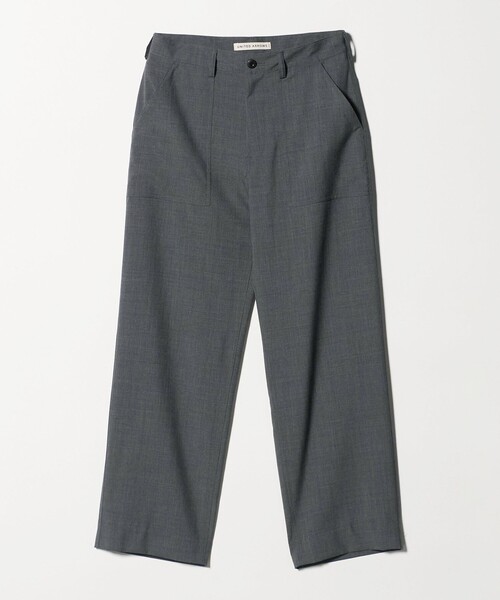 UNITED ARROWS(ユナイテッドアローズ)の「ウールトロピカル ファティーグ パンツ(その他パンツ・メンズ・グレー系/ネイビー・L/S/XL/M)」の14枚目の写真