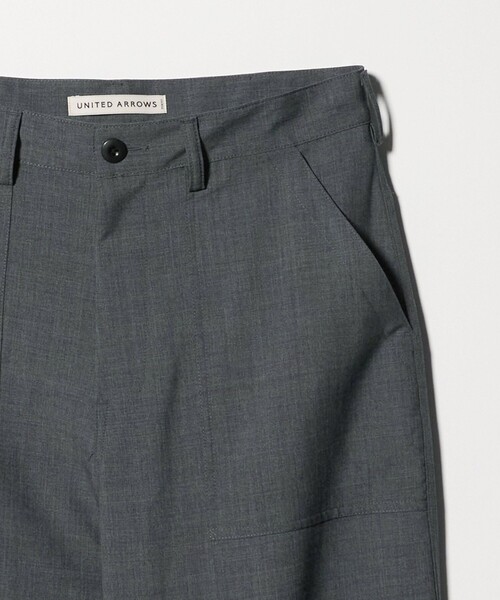 UNITED ARROWS(ユナイテッドアローズ)の「ウールトロピカル ファティーグ パンツ(その他パンツ・メンズ・グレー系/ネイビー・L/S/XL/M)」の16枚目の写真